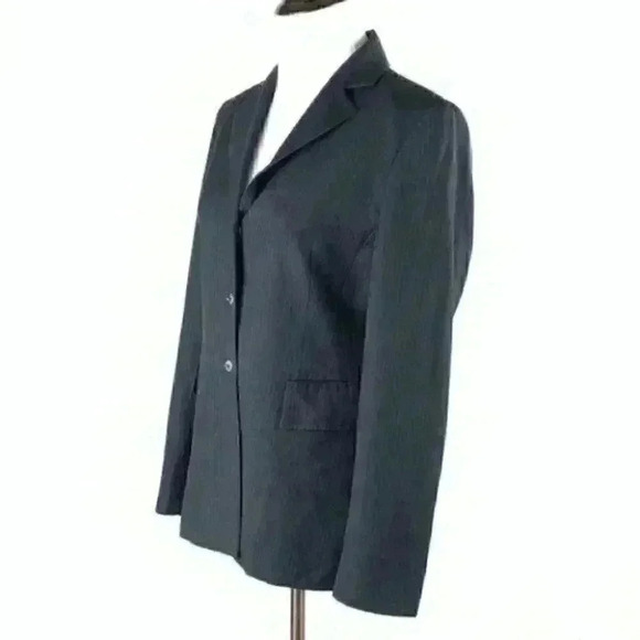 Calvin Klein 3 button turn lock blazer 2 pockets - Picture 7 of 8